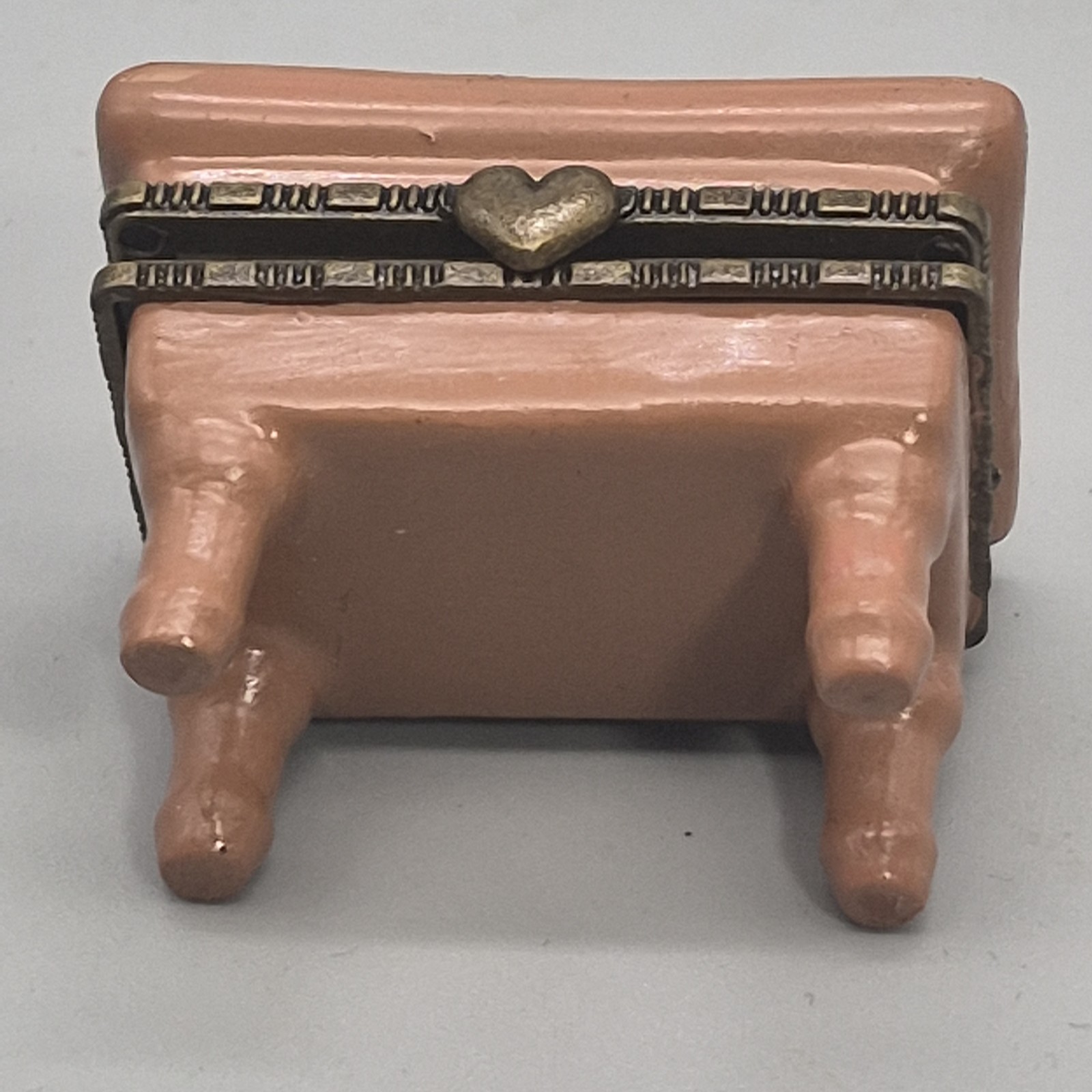 Porcelain Hinged Box PHB Billiards Pool Table Snooker Collectible Trinket Box