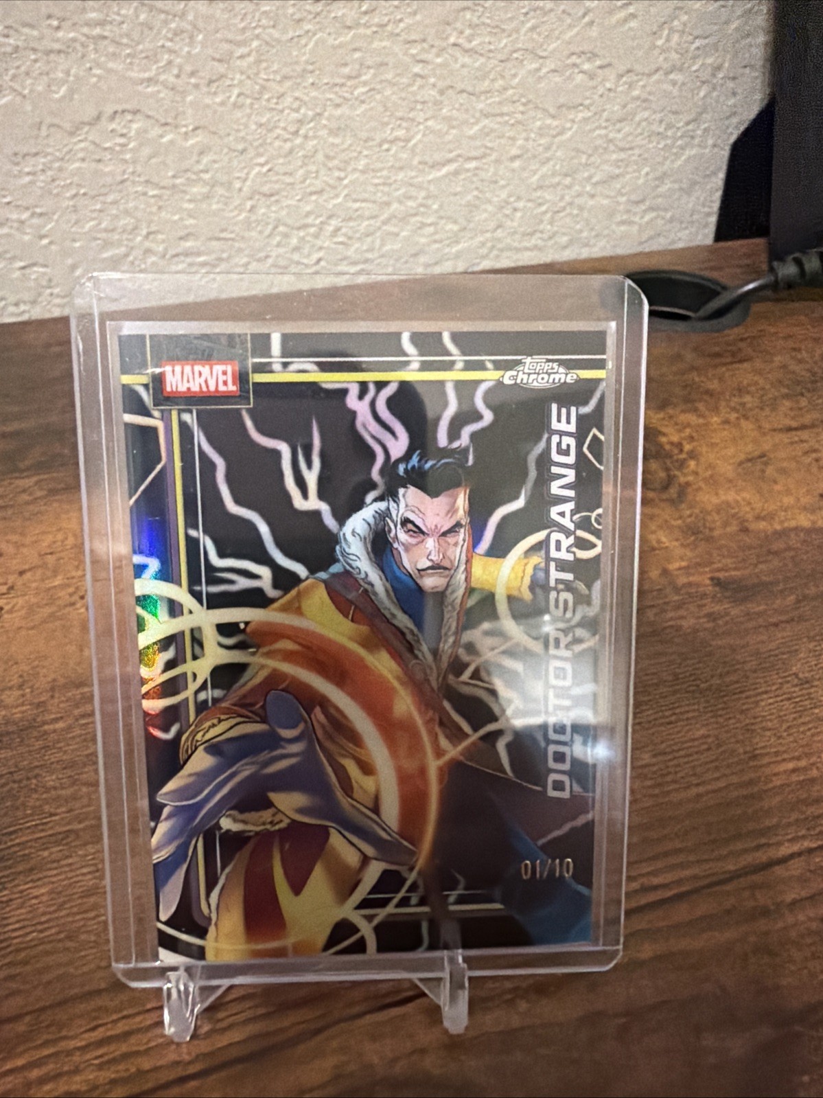 2026 Topps Marvel Chrome DOCTOR STRANGE BLACK STORM LIGHTNING REFRACTOR 1/10 SSP