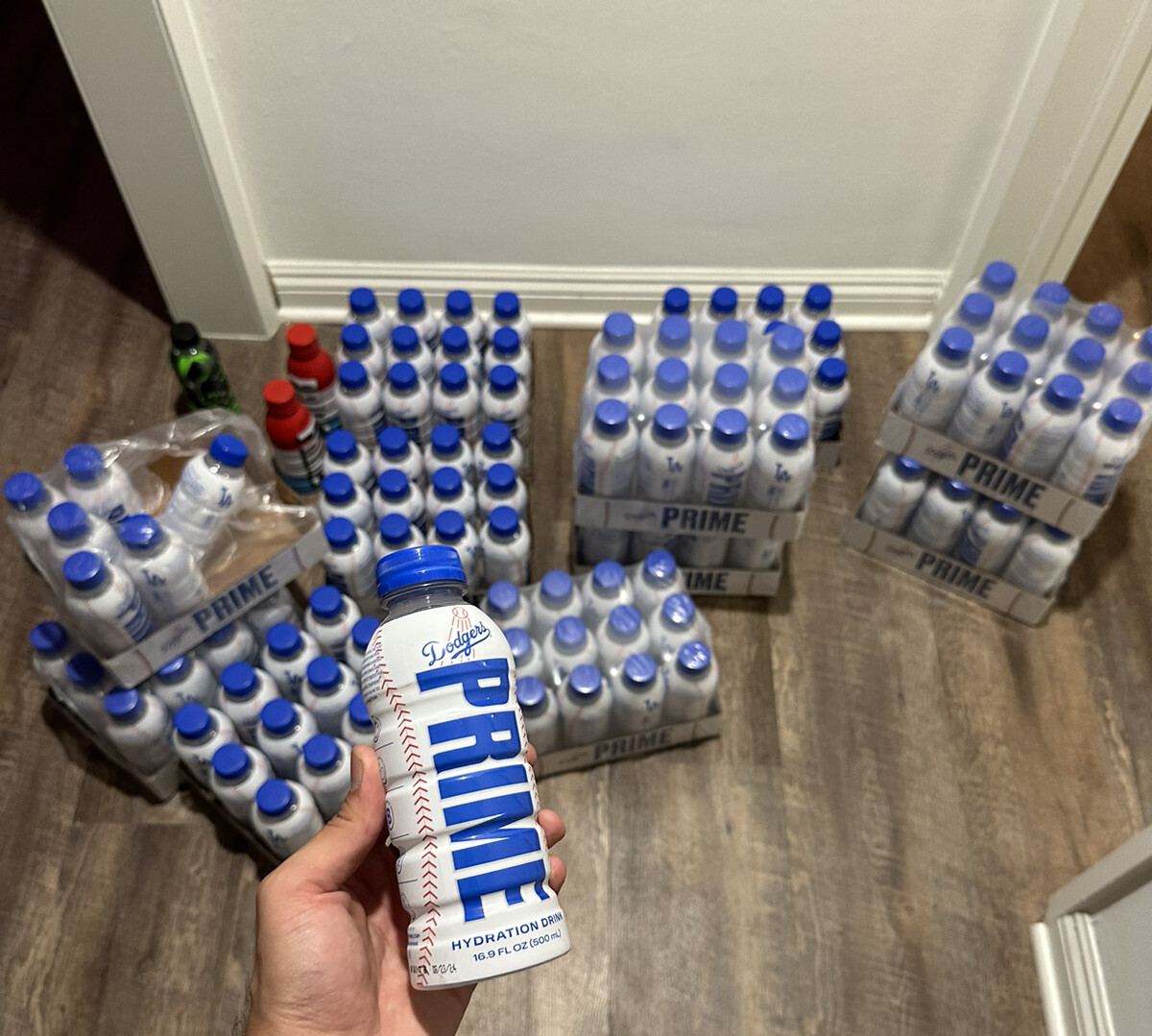 Dodgers x Prime Hydration Drink EXCLUSIVE TO LA 1 Bottle Logan Paul KSI