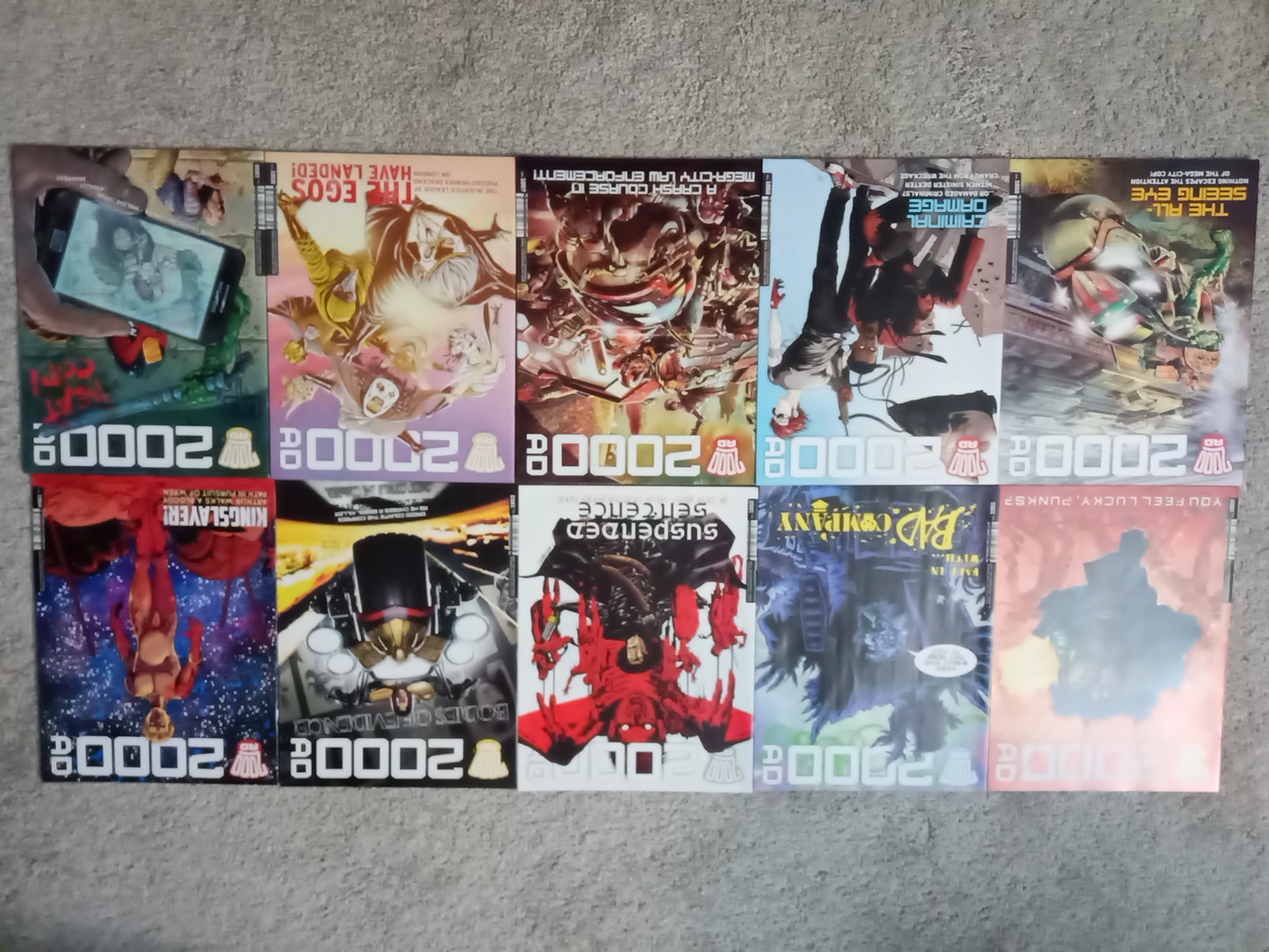 2000 AD Comics Progs# 1950-1959