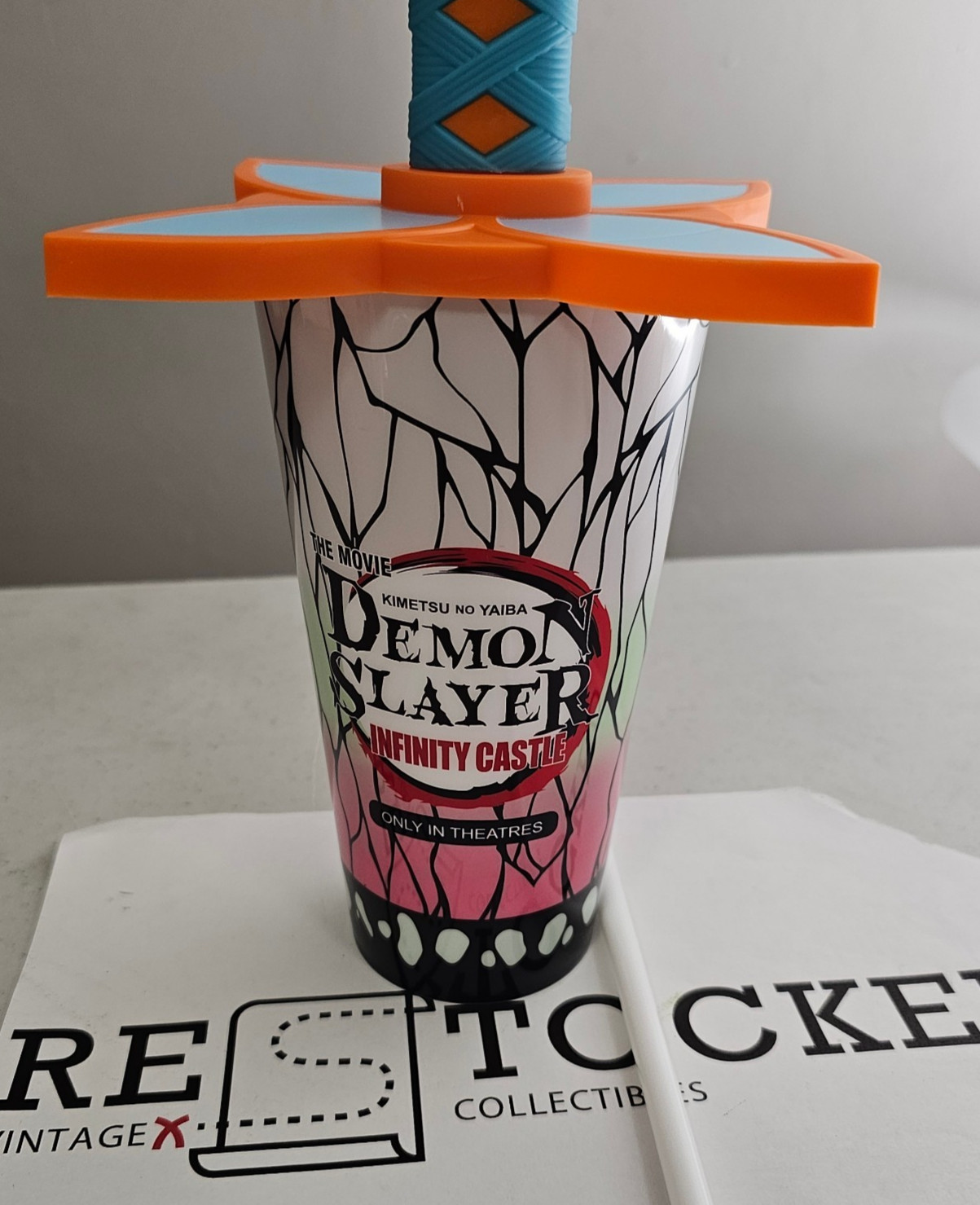 Authentic Demon Slayer Infinity Castle AMC Exclusive Shinobu Cup W/ Sword Topper