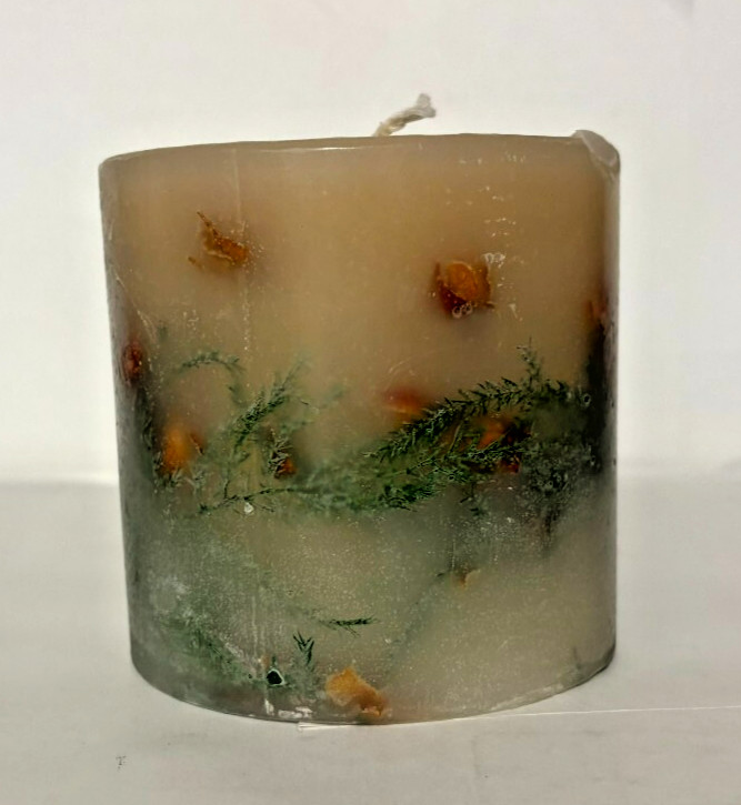 Vintage Oriental Odysseys Candle New Without Packaging 3.50” x 3.50” Read