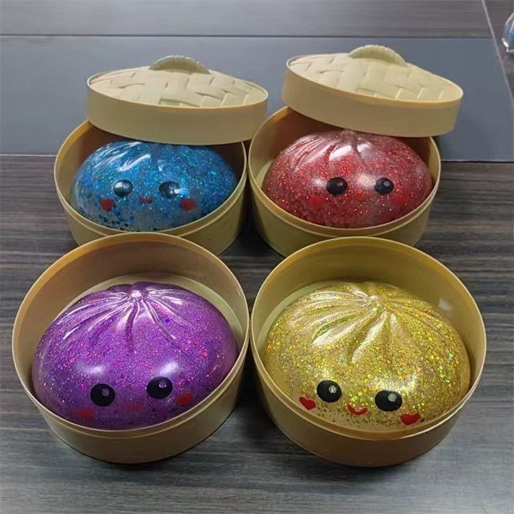 Dumpling Squishy Mystery Blind Pack – Soft Bun Stress Toy Random Surprise