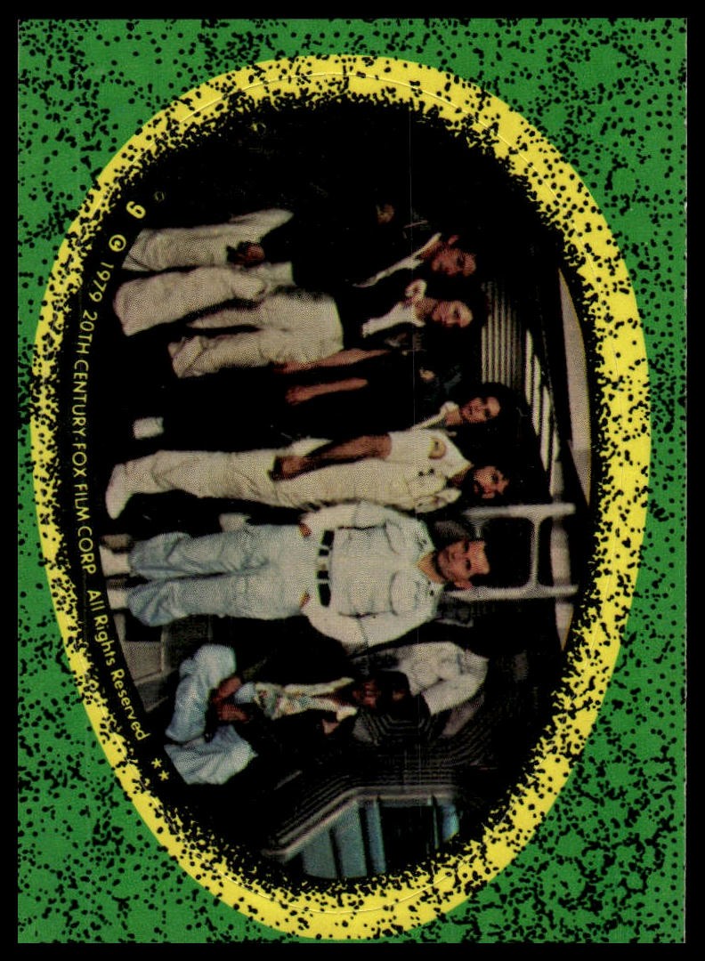 1979 Topps Alien #9 Crew of the Nostromo Stickers