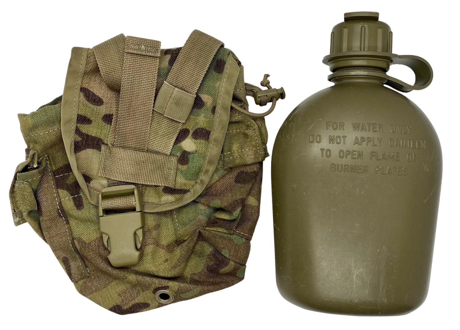 MOLLE II 1QT Canteen/Utility Pouch OCP with Canteen