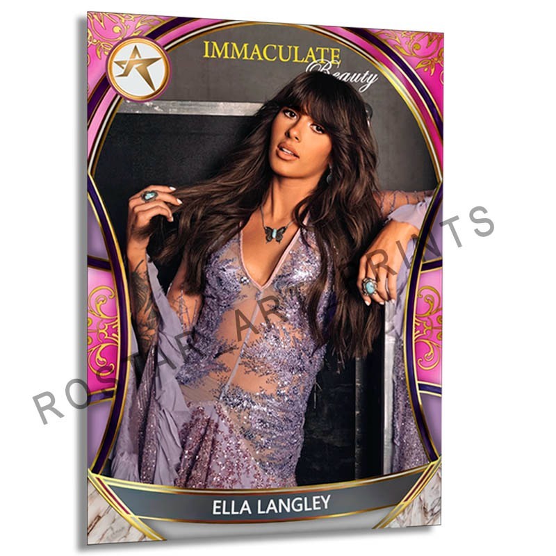 ELLA LANGLEY Singer Beauty Card GOF Rostar CUSTOM Limited SP Card ELY4