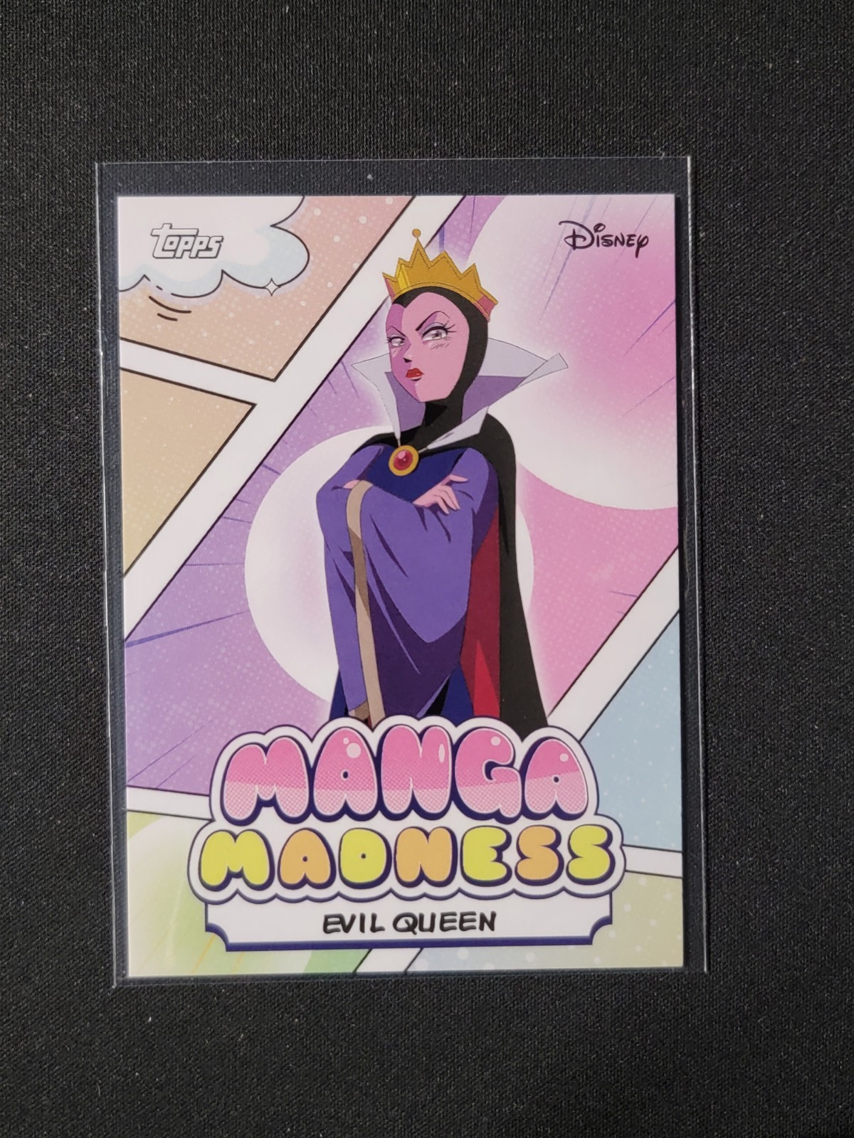 2026 Topps Disney Neon Evil Queen MM-15 Manga Madness Insert