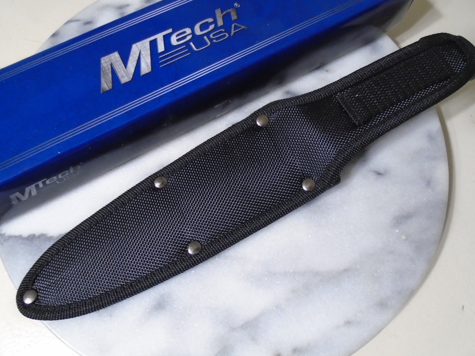 Mtech Black Dual Edge Dagger Fixed Blade Knife & Sheath MT-454 11 1/2″ OA New