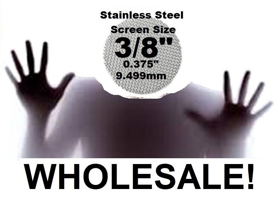 500+ count 3/8″ STAINLESS STEEL PIPE SCREENS – PipeScreenZ™ – Made in the USA!