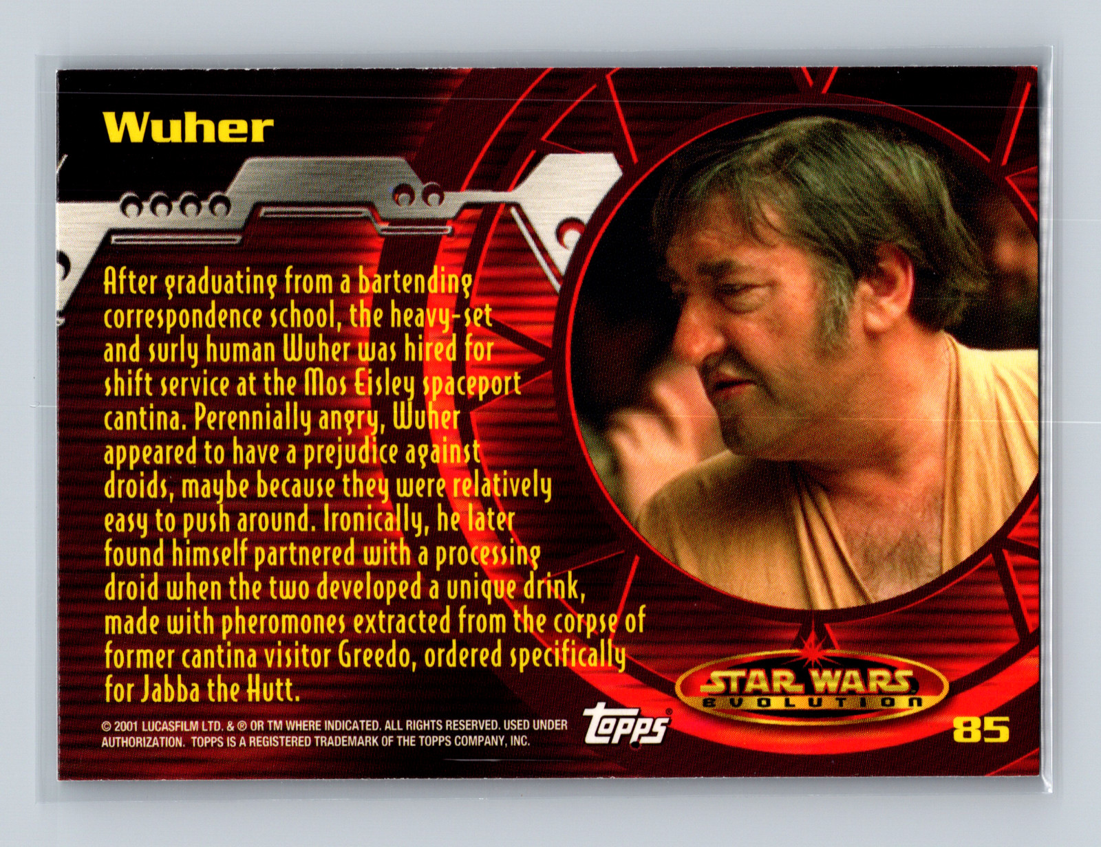 2001 Topps Star Wars: Evolution Wuher #85