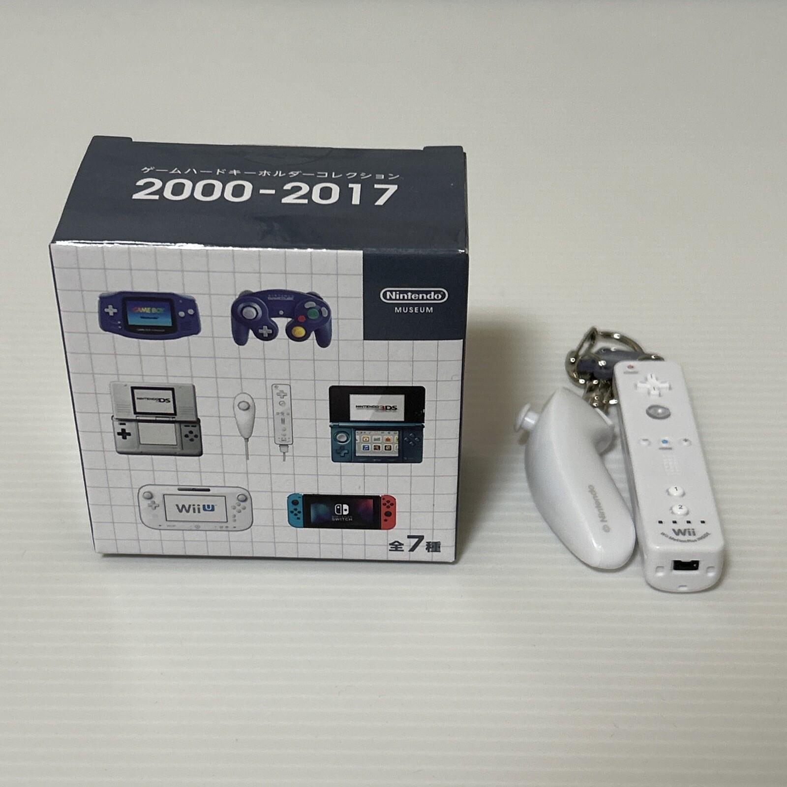 Nintendo Museum Kyoto Limited Game Hardware keychain Collection Wii controller