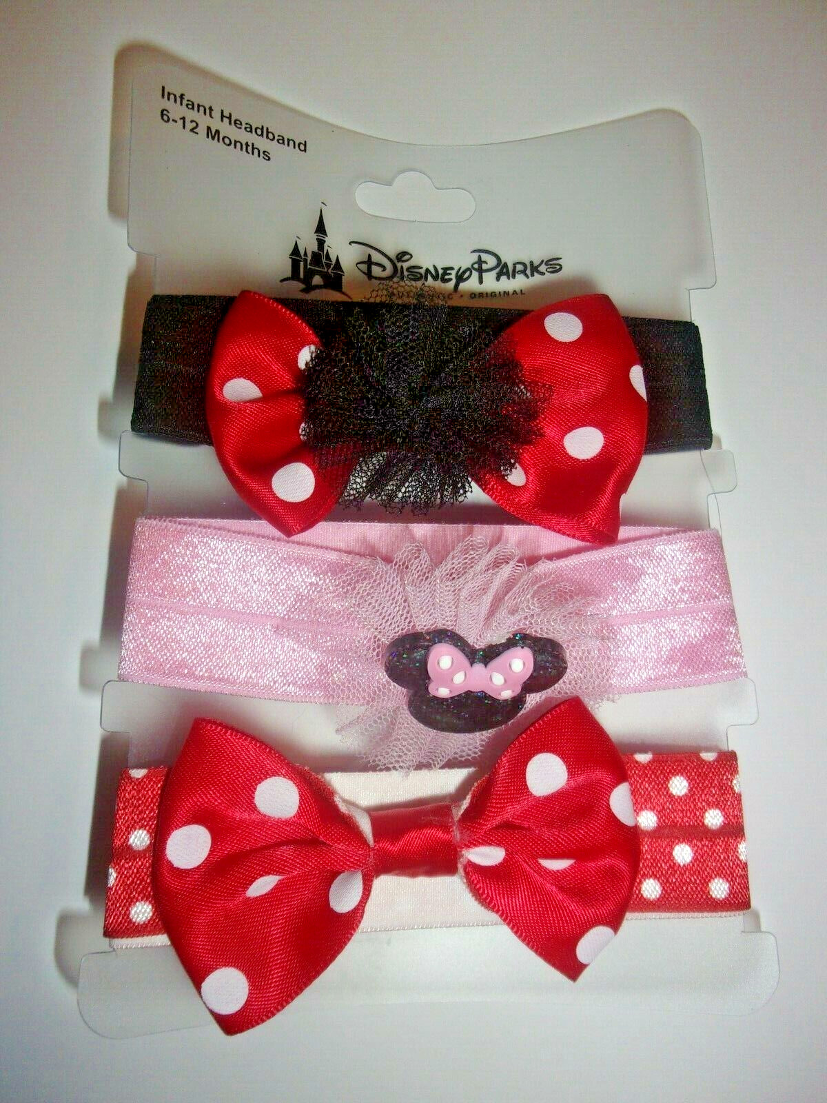 Disney Parks Infant Headband 6-12 months – set of 3
