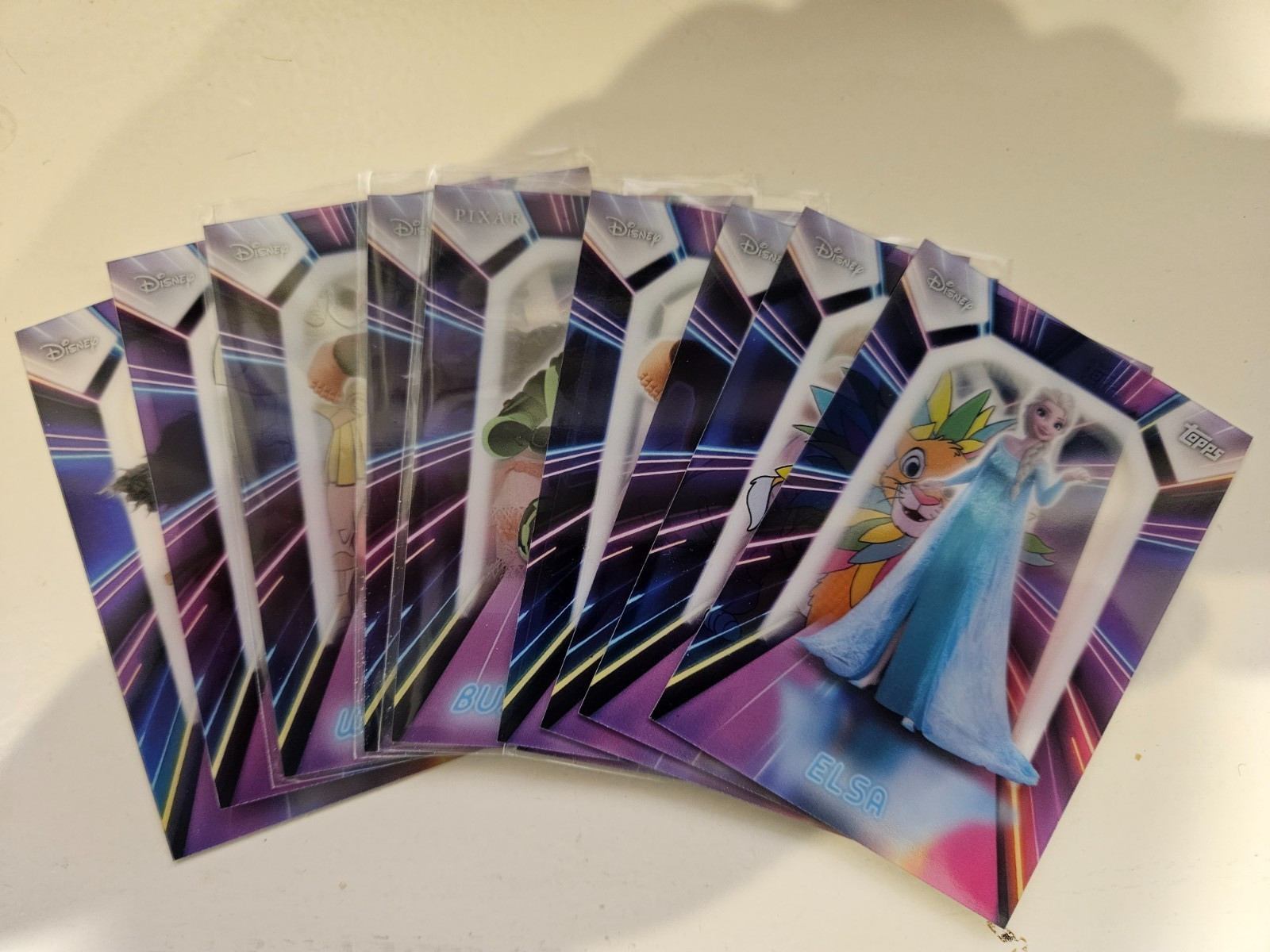 2026 Topps Disney Neon Complete Your Set Neon Lights
