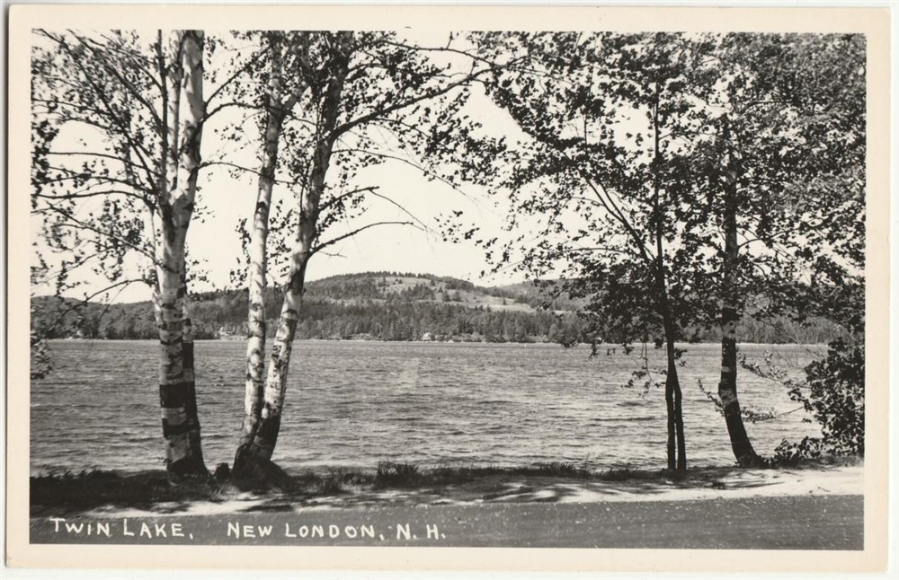 New London, NH – Lake – RPPC