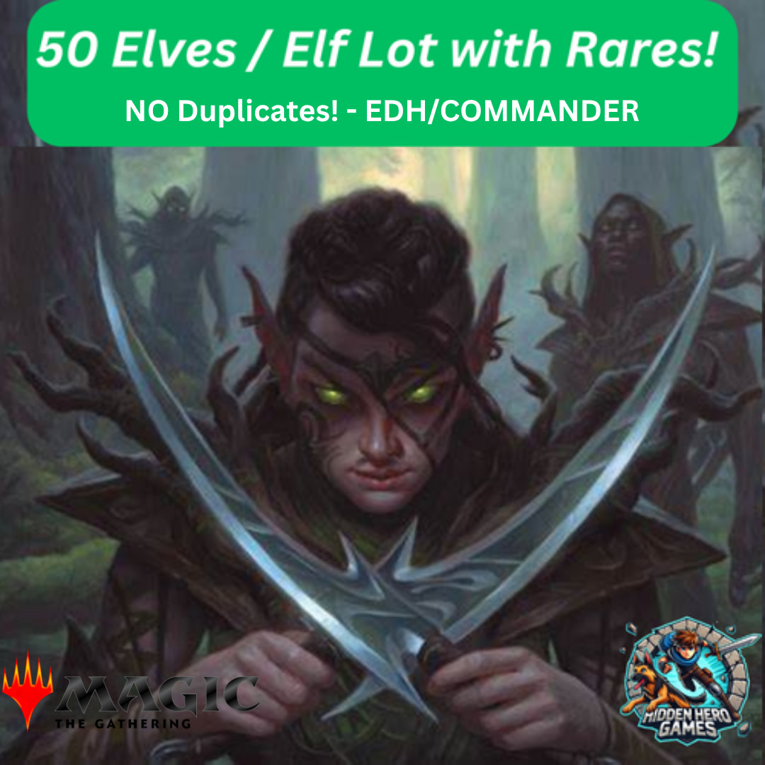 50 Elf Lot with Rares/Foils! – EDH – Magic the Gathering NO DUPLICATES