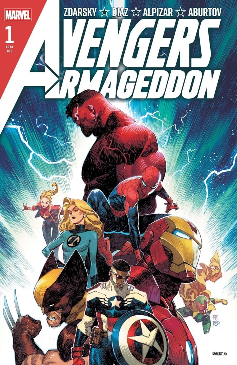 Avengers Armageddon #1 Marvel Polybagged With Warstorm Surge Magic Card MtG