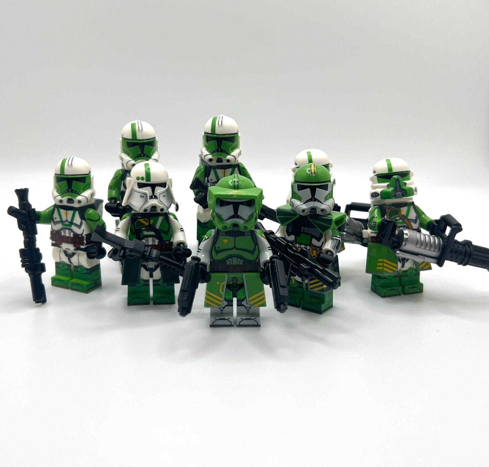 8x Custom Star Wars Doom’s Unit Squad Clone Troopers Lego Minifigures Bundle