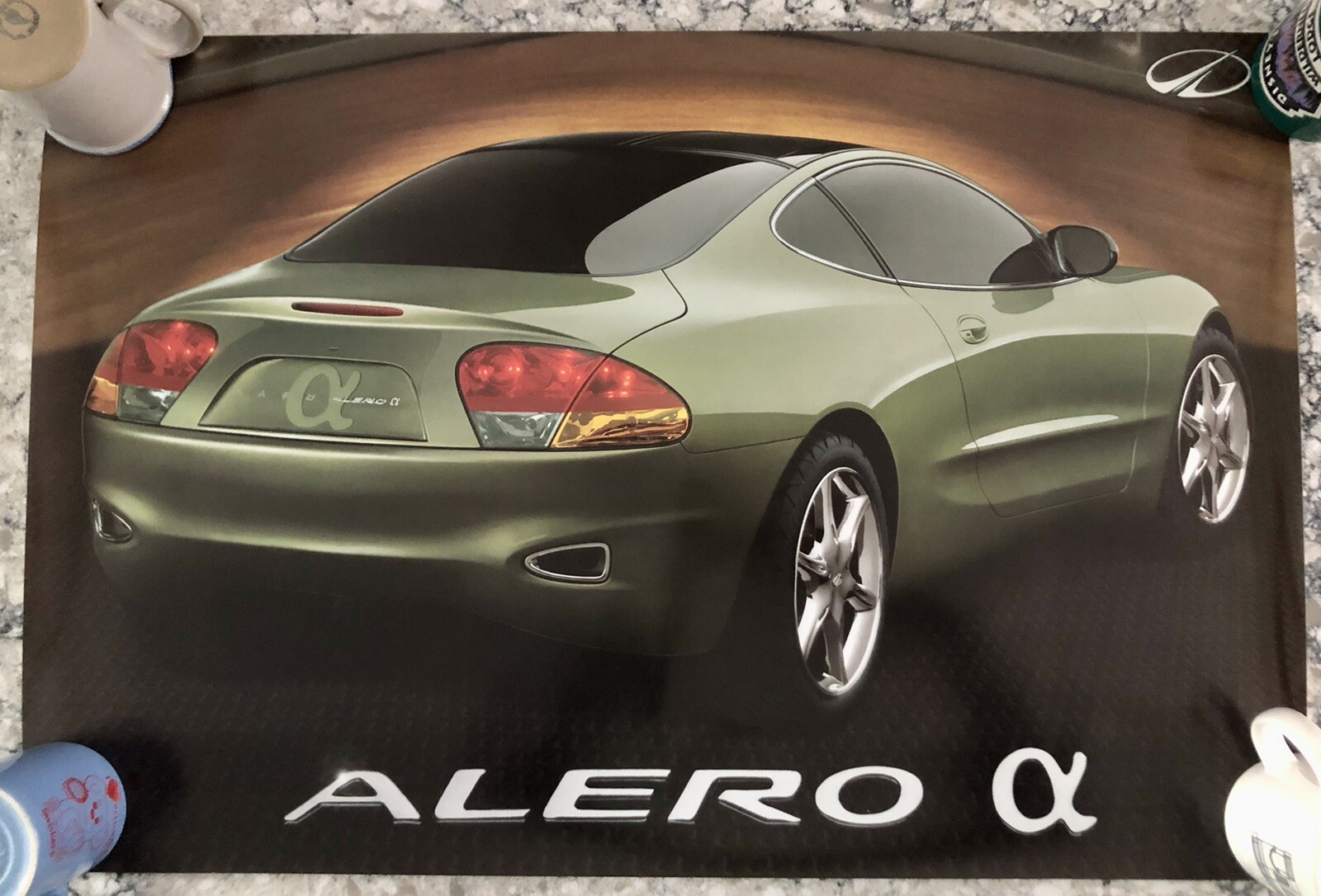Oldsmobile Alero 2 Door Coupe 20”x30” Poster Circa 1999-2004