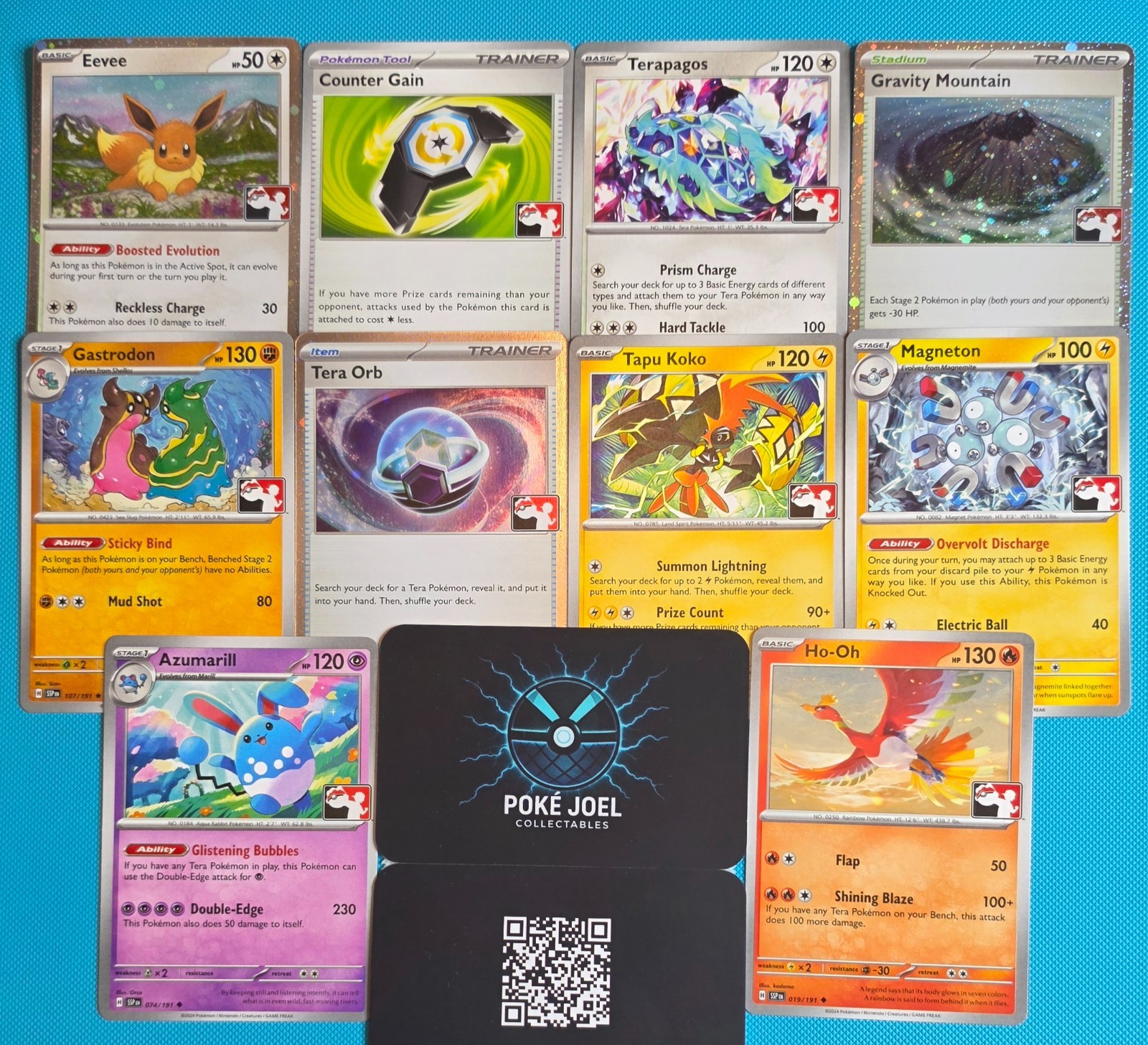 All Base Surging Sparks Play Promos from Prize pack Series 7 Common & Uncommon