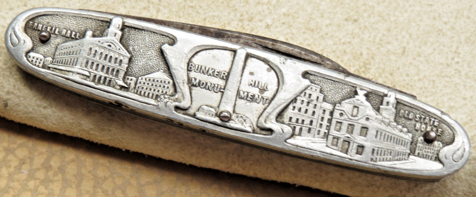 Antique Solingen Made Cigar Pattern Penknife Sculpted Metal – BOSTON MA SOUVENIR