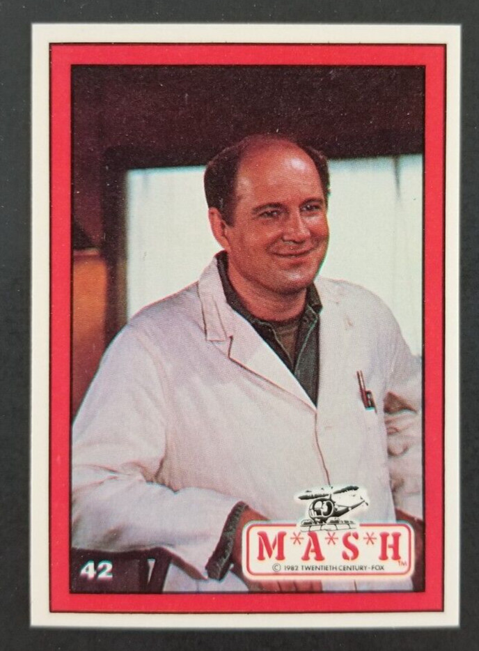 MASH 1982 War Comedy TV Show Topps Card #42 (NM)