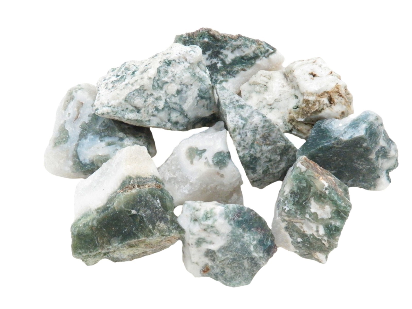 1/2 lb Tree Agate Rough Tumbling Rock Stones Tumbler from India