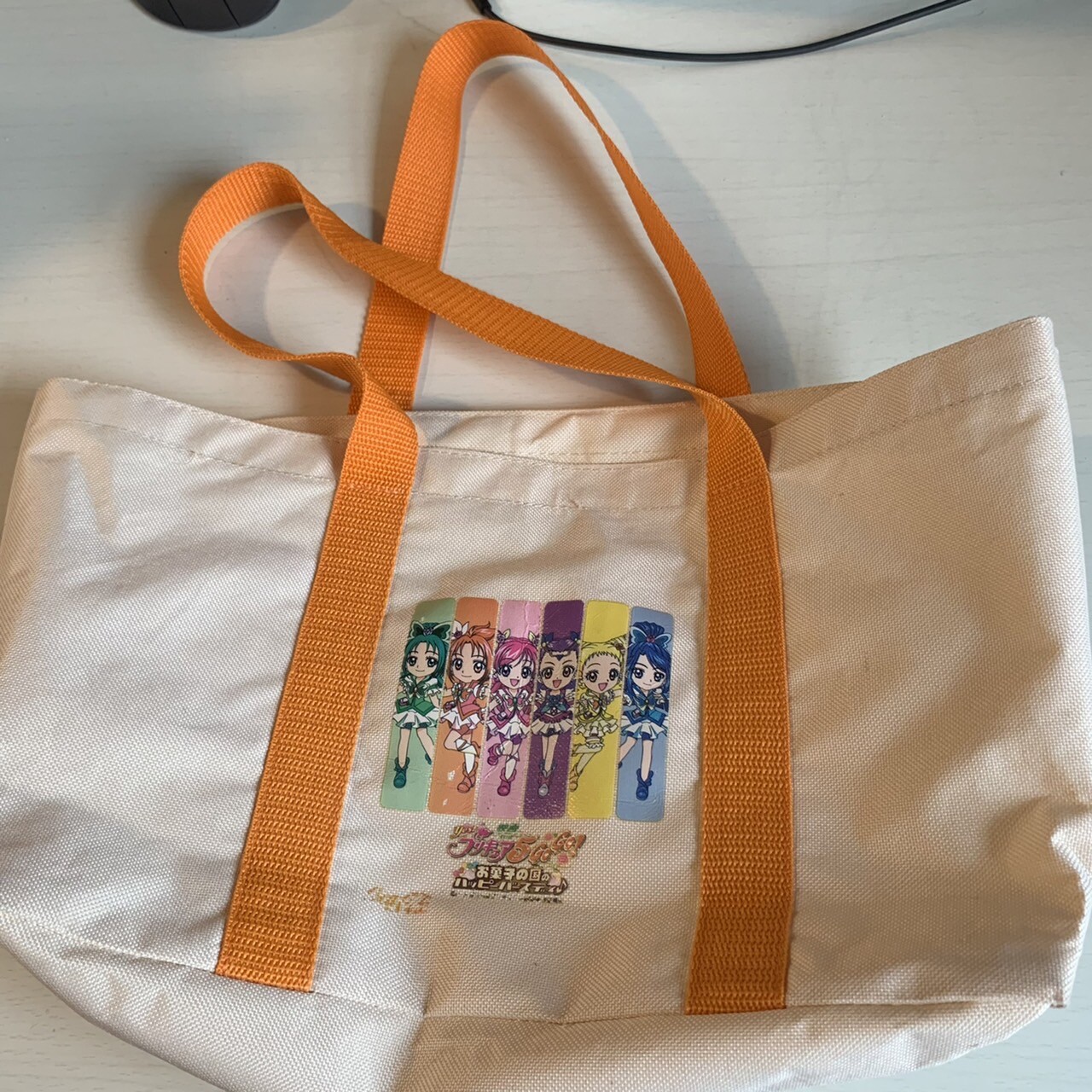Glitter Force Yes! PreCure 5 GoGo Tote Bag Anime Character Pretty Cure Rare