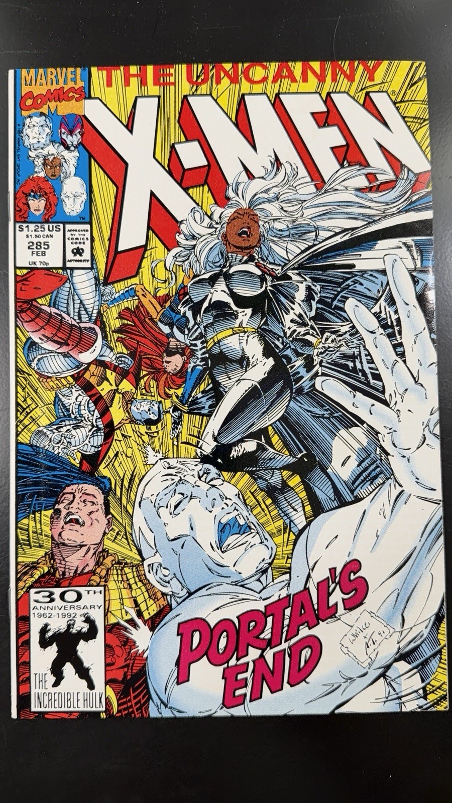 Uncanny X-Men #285 KEY 1st App Mikhail Rasputin John Byrne Story Marvel 1992 NM