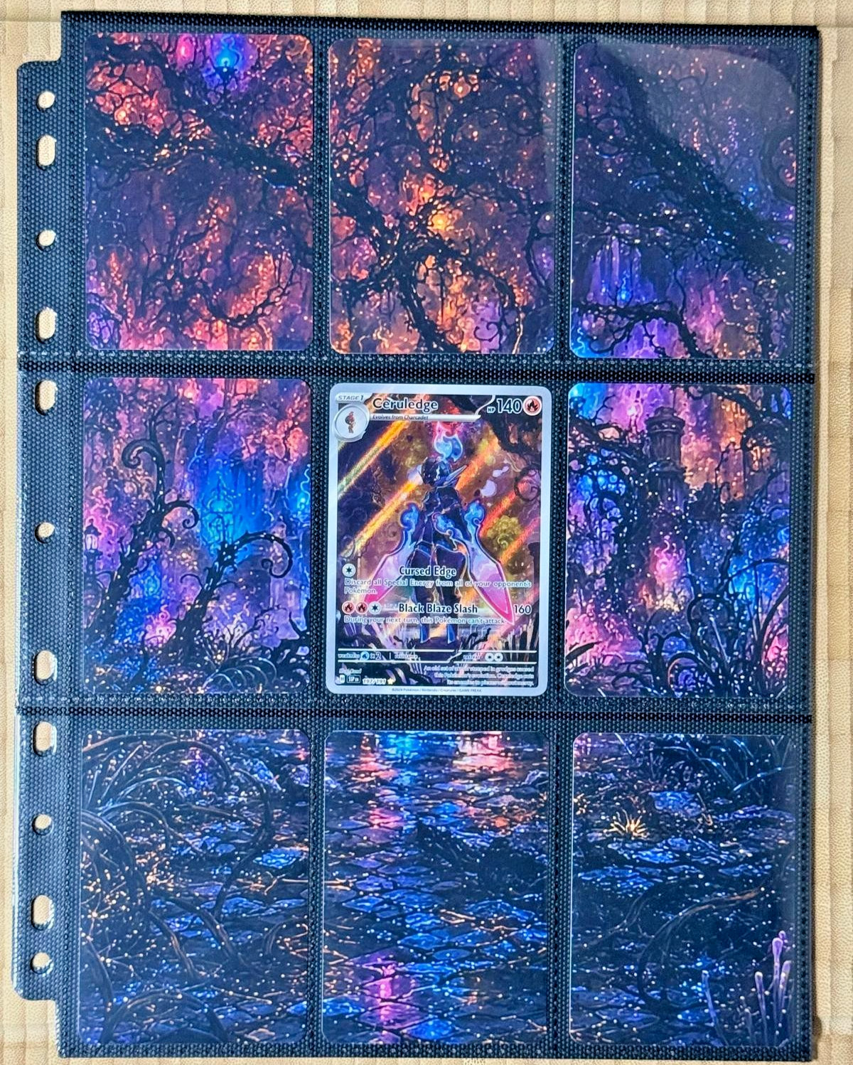 Pokémon Ceruledge 197/191 Extended Art Binder Insert
