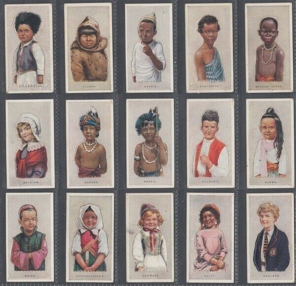 CIGARETTE CARD SET WILLS LTD, CHILDREN OF ALL NATIONS 1925 (ID:984/AC300B)