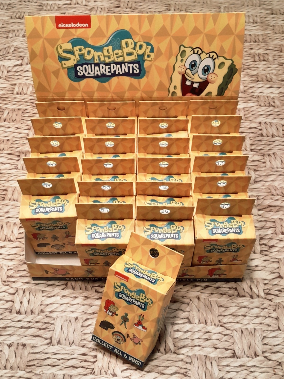 Spongebob Squarepants Mystery Collectible Pin in Box – NEW!