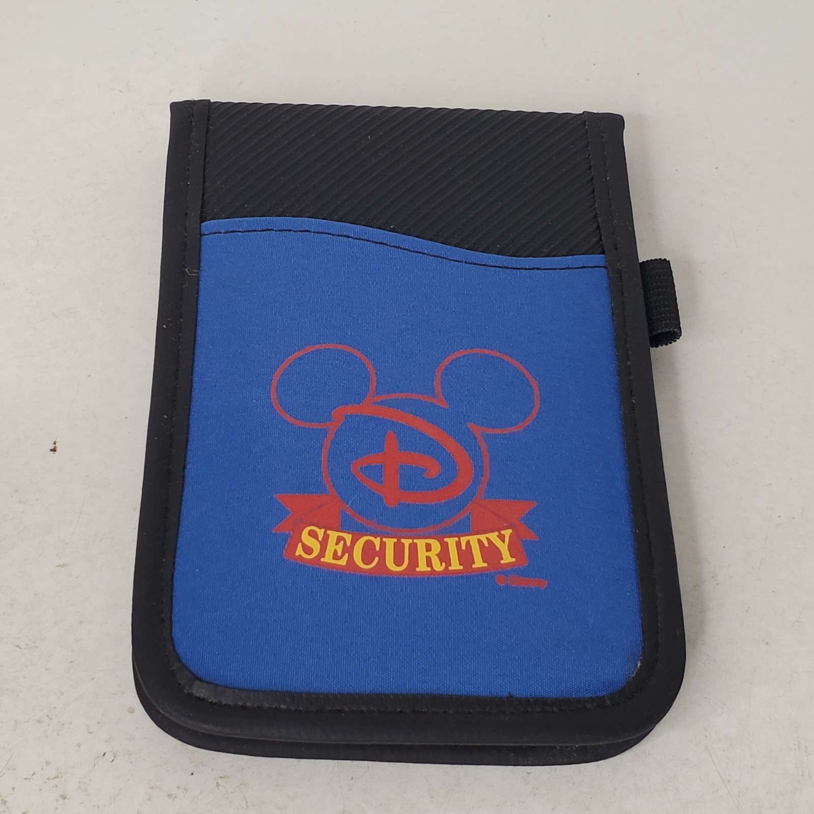 Disney Security Guest Interaction Notebook Holder With Mickey Mouse Flashlight