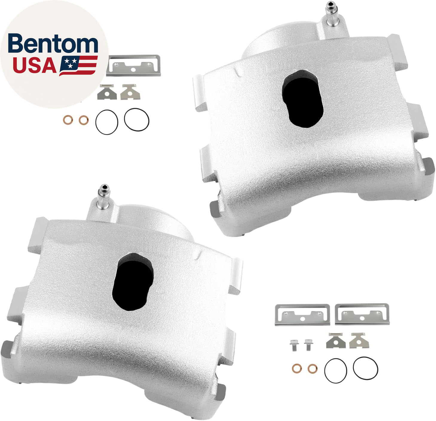 Front Left & Right Brake Calipers Assembly 184076 184075 for Dodge 1980-1998,For
