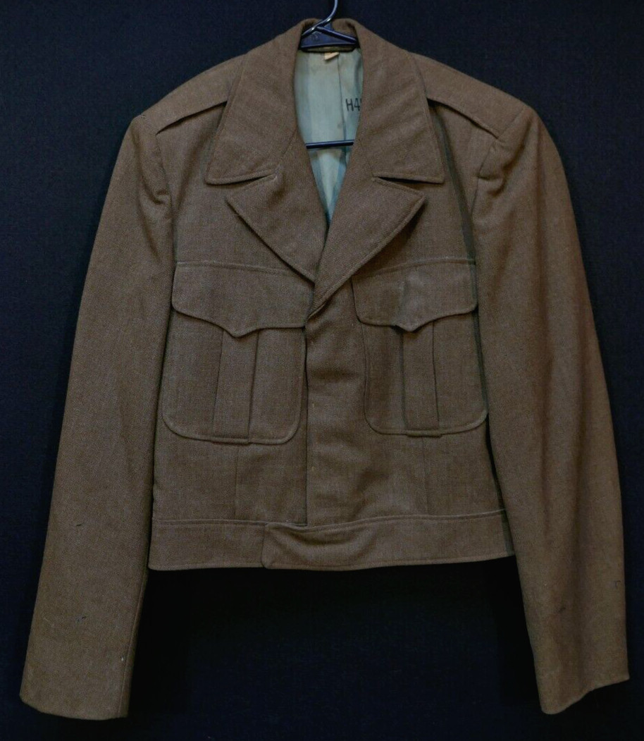 Korean War U.S. Army OD M-1950 Ike Jacket Size 38R Dated 1953 Laundry # H4966