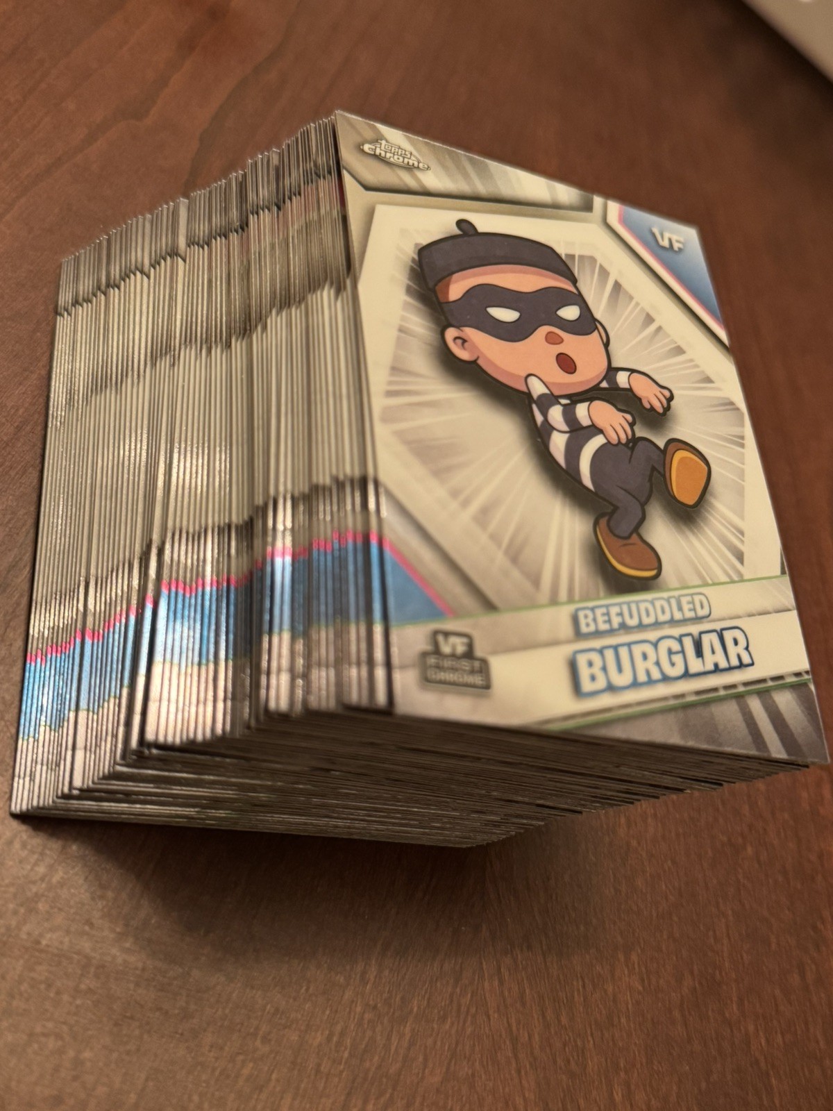 Befuddled Burglar VeeFriends Topps Chrome 2026 LOT 64 Burglar Cards Maxi Pack