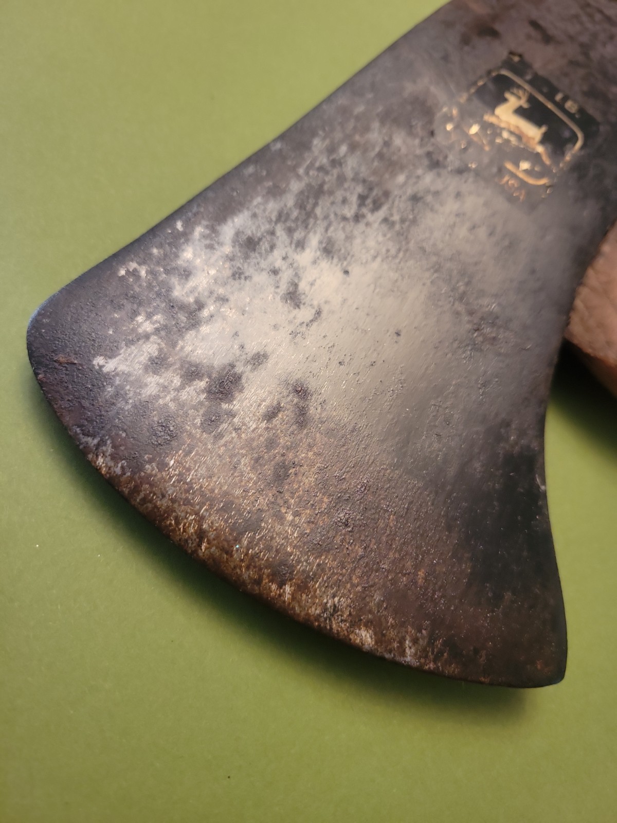 EXTREMELY RARE John Deere Double Dbl Bit Axe w/ Original Handle 3.5lb USA Made