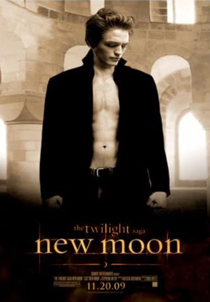 New Moon Poster – Robert Pattinson Chest – Twilight Saga