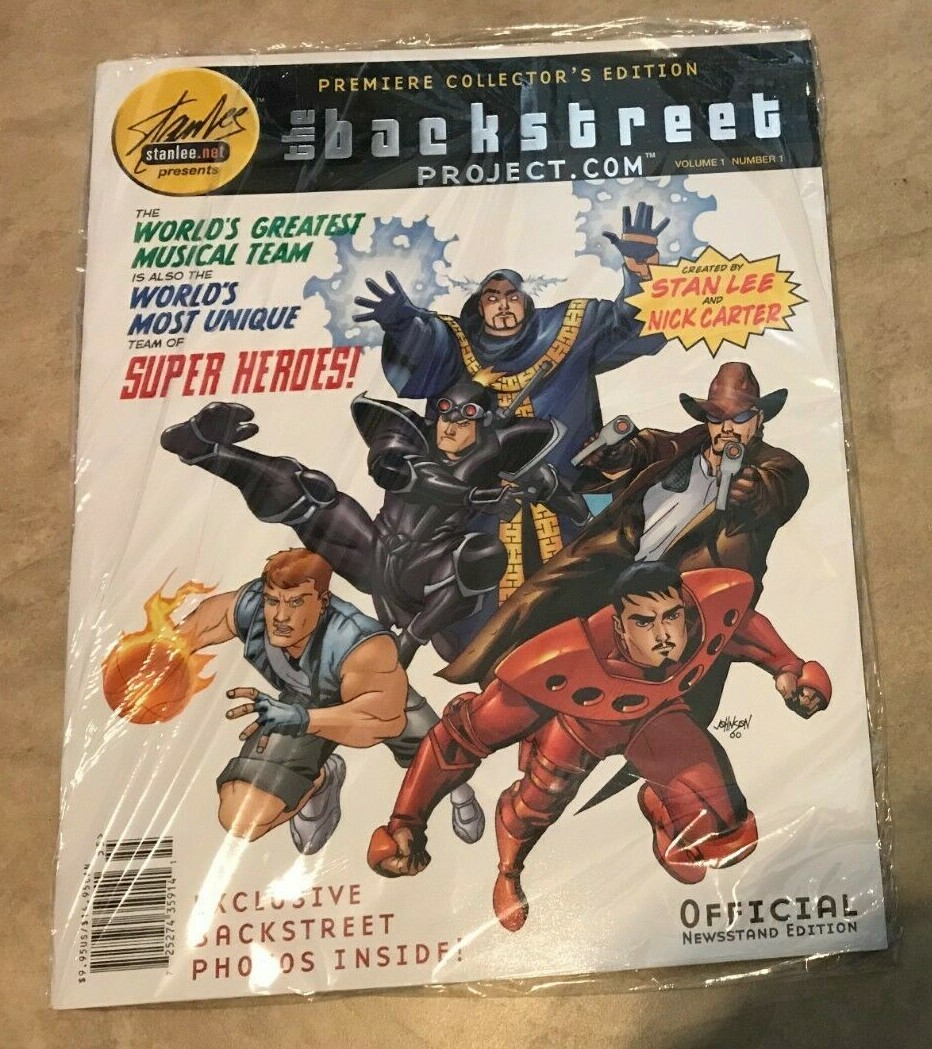 Stan Lee Presents Backstreet Project #1 Comic Book Premier Issue NEW sealed Boys