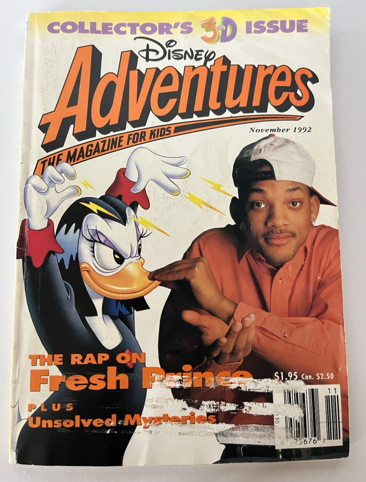 DISNEY ADVENTURES Magazine VINTAGE November 1992 Will Smith Fresh Prince