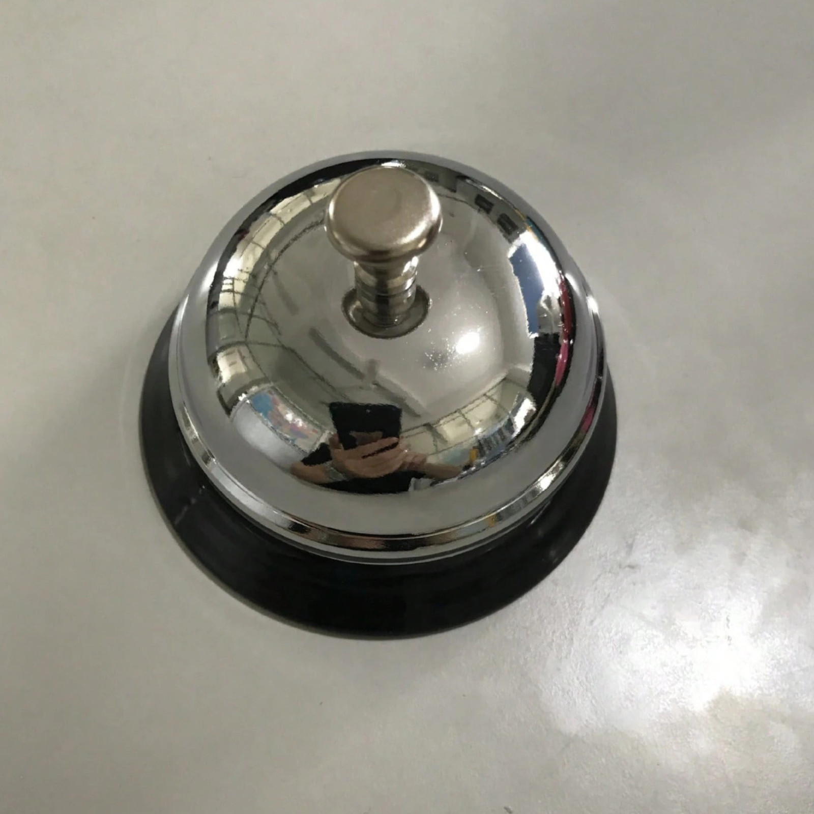 Desk Ring Bell Reception Counter Service Metal Call Bell Dog Training Buzzer UK