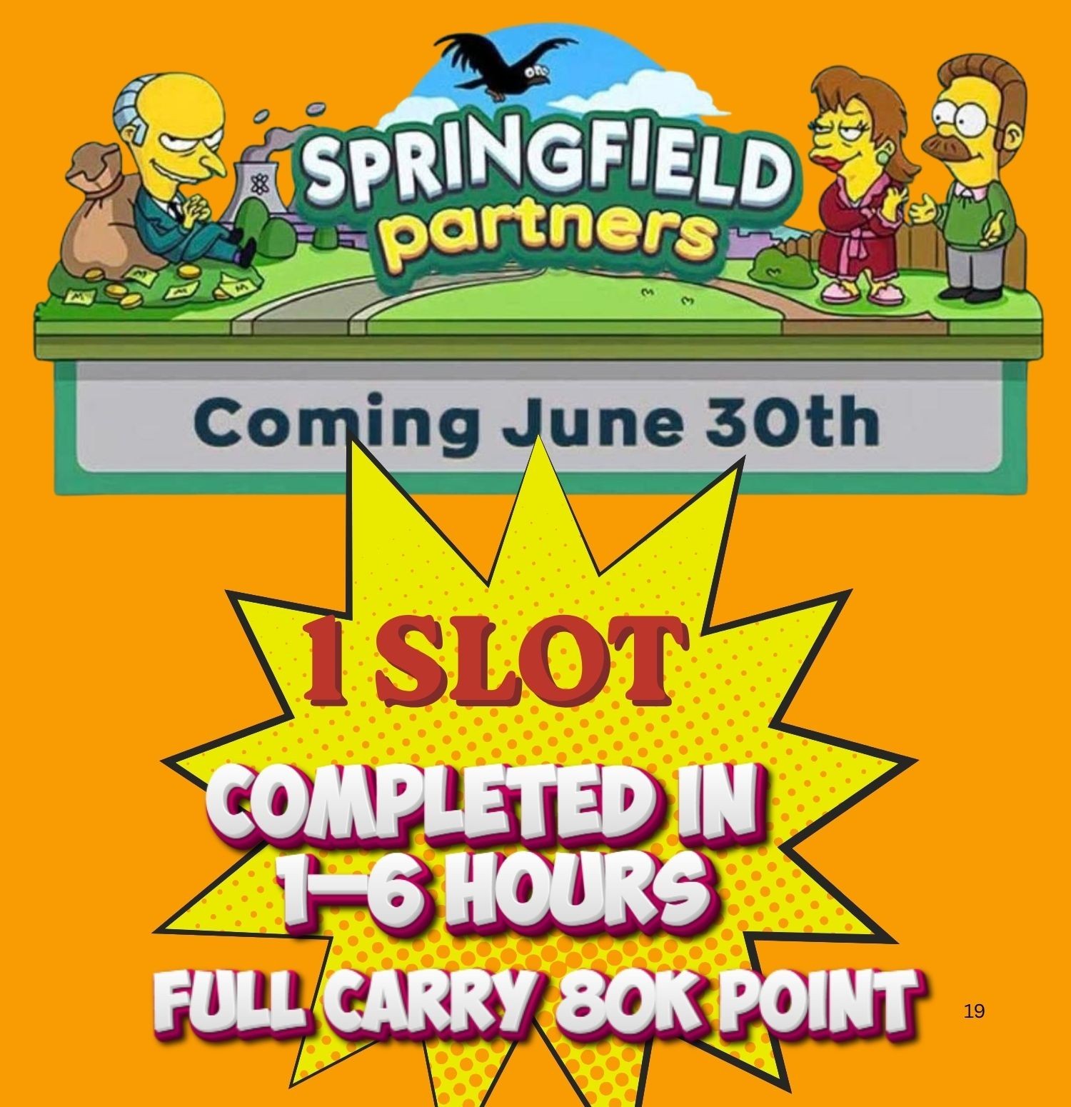 Partner Event Monopoly_Go SpringField⚡Rush⚡Full Carry 80K Point – Cheapest