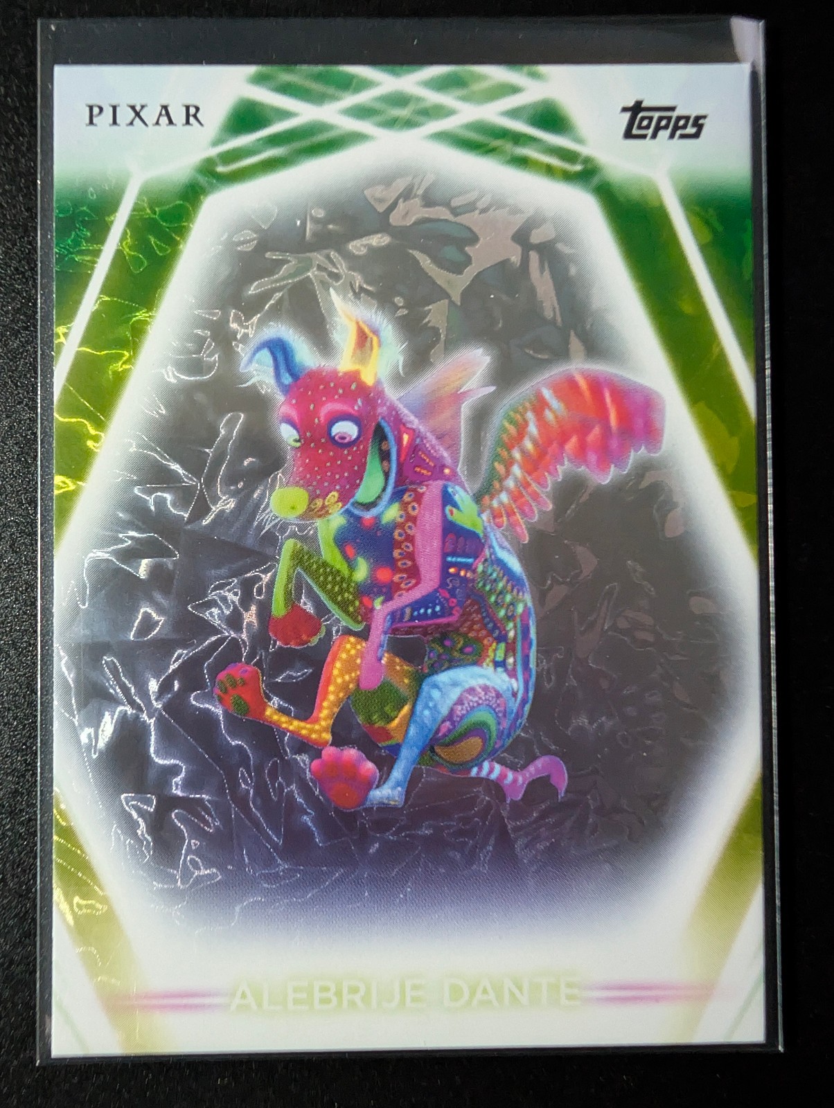 2026 Topps Disney Neon Alebrije Dante #70 Snow Caps Parallel Disney Pixar Coco