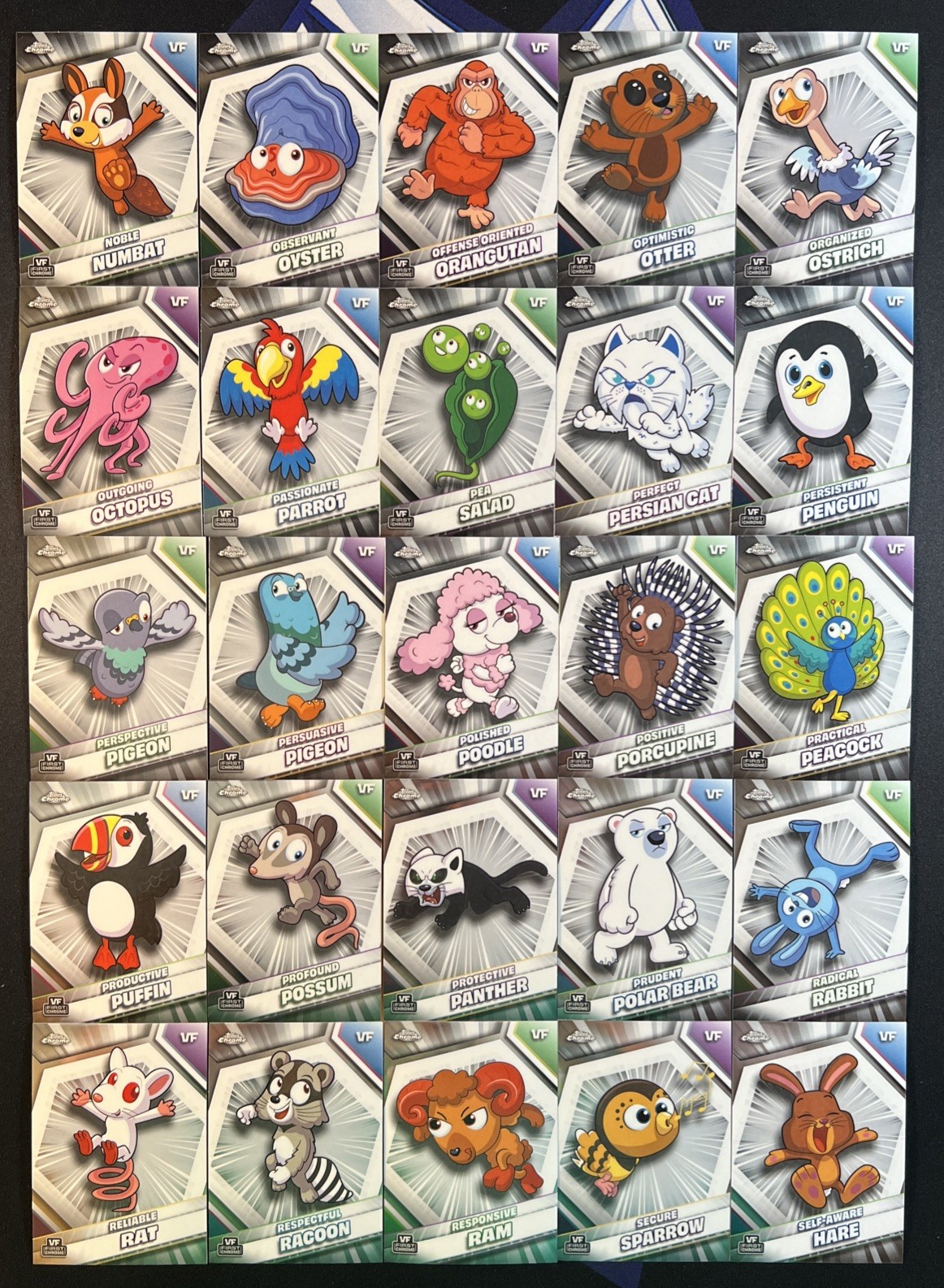 2026 Topps Chrome VeeFriends Complete Base Set 1-200- See Pics 🔥🔥