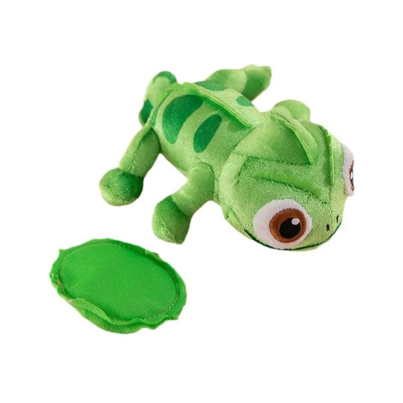 Disney Parks Tangled Pascal Shoulder Pal Magnet Magnetic Plush Toy 7” Rapunzel
