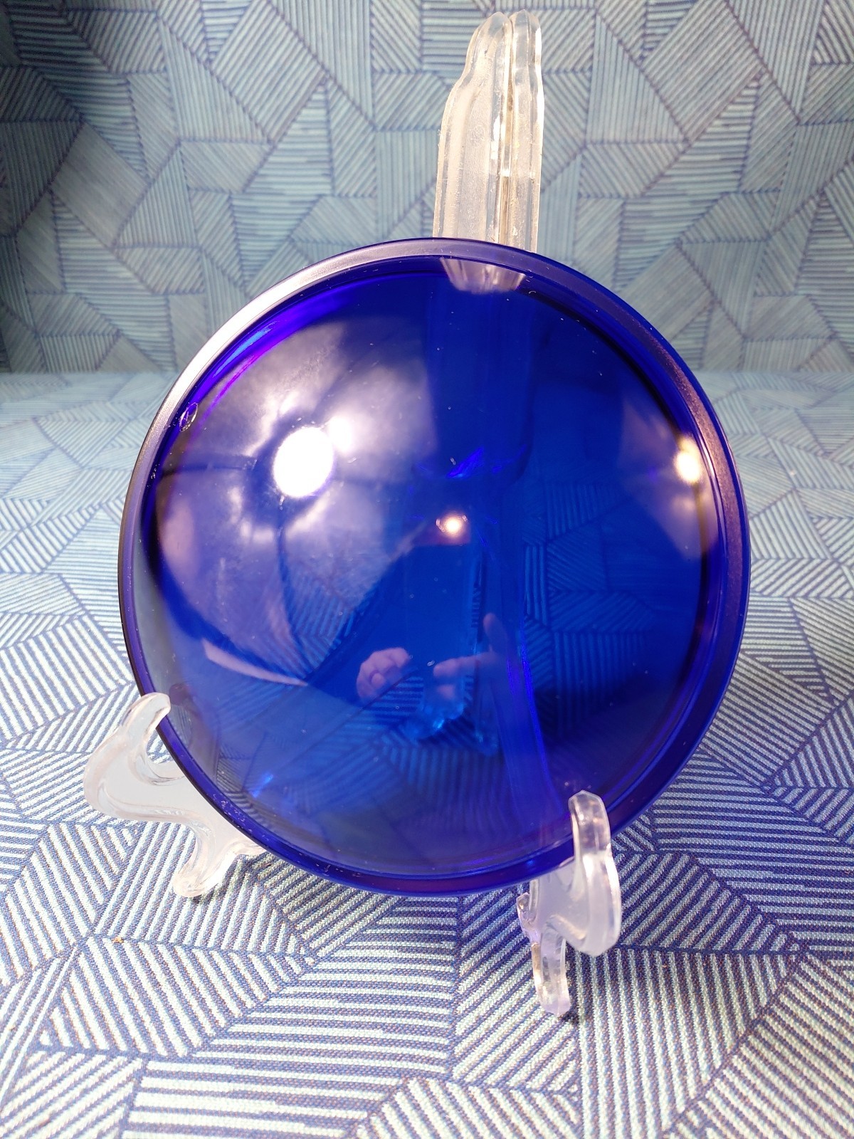 Vintage KOPP Signal / Lantern Blue Lens Dimensions As Pictured