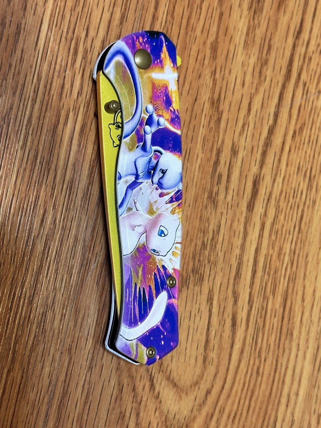 Pikachu Pokémon Yellow Spring Assisted Survival Pocket Knife9”