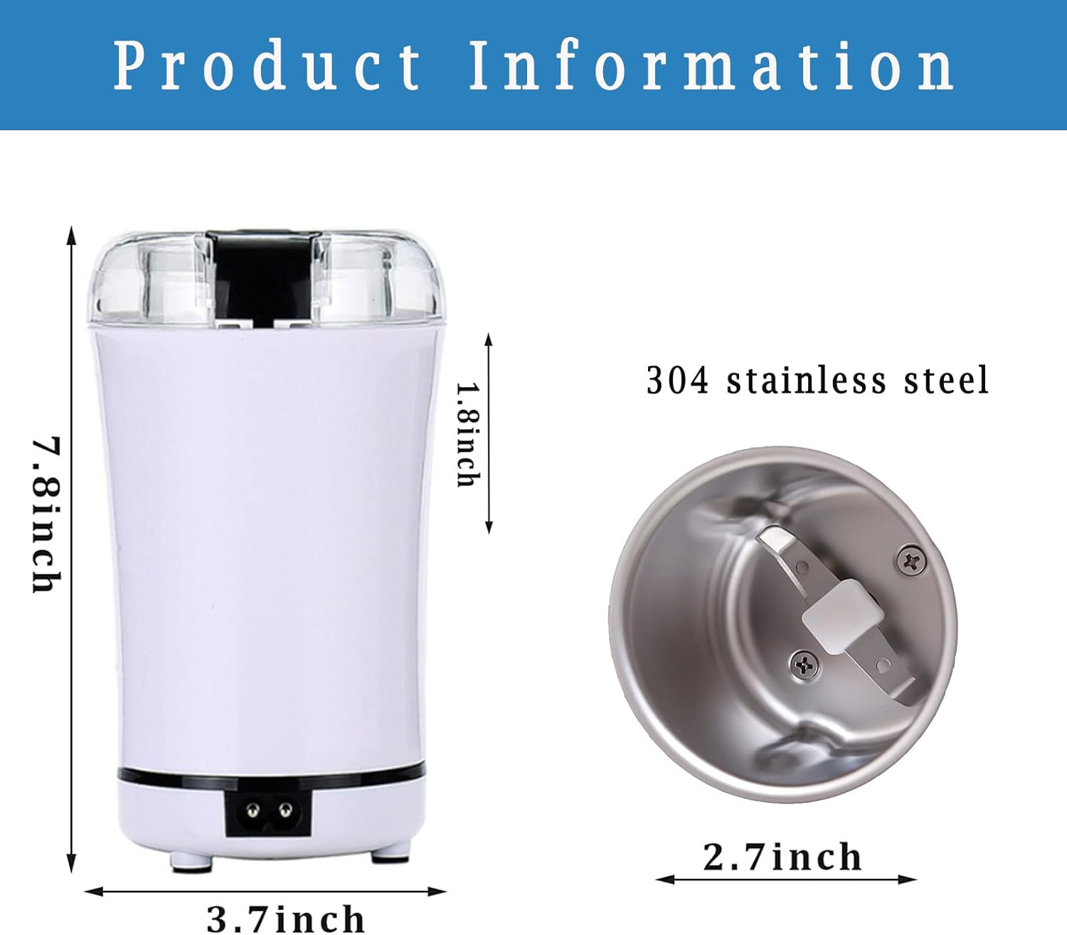 Electric Multifunctional Grinder.Electric Pill Crusher Grinder for Small or Larg