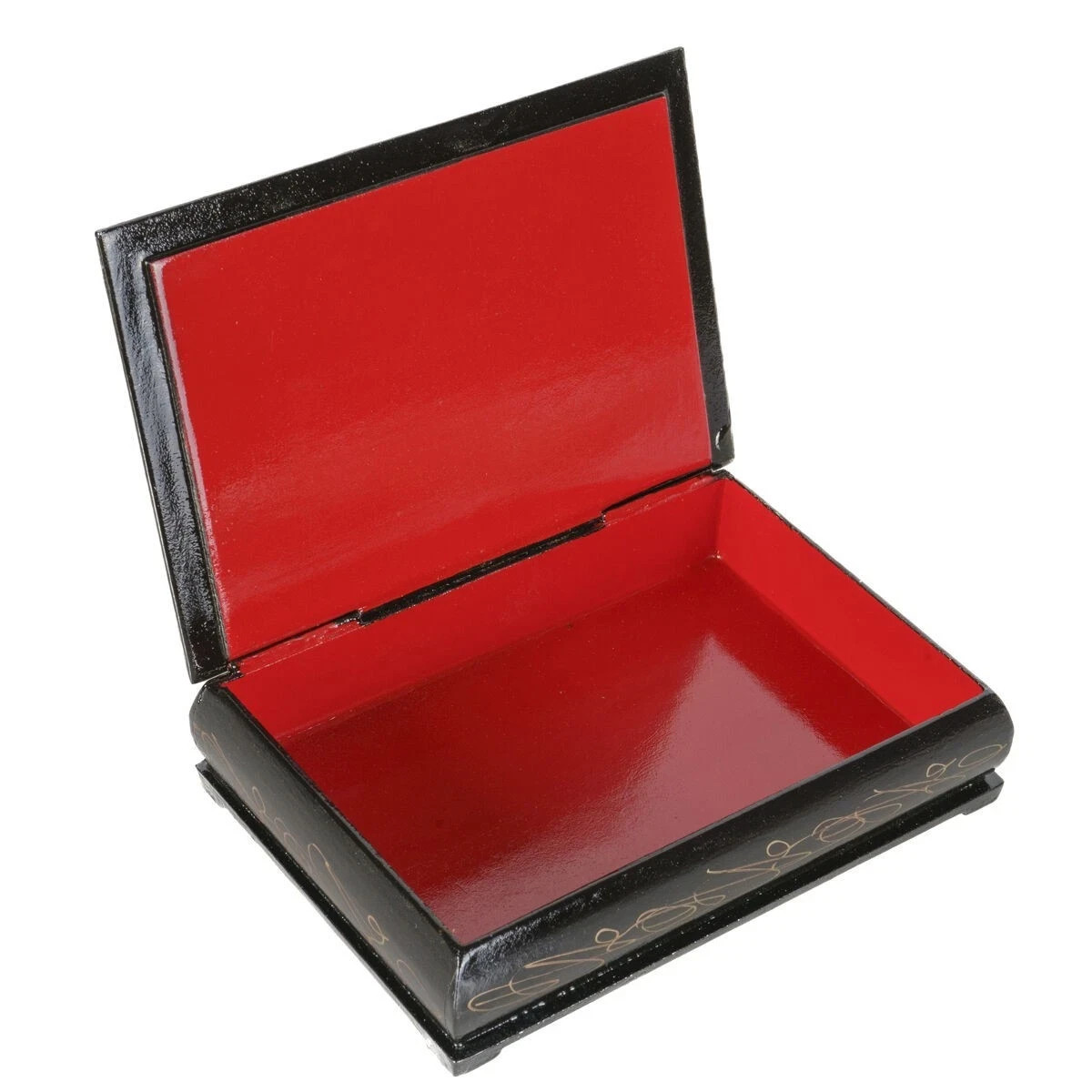 Khorovod Russian Circle Dance Lacquer Trinket Box Keepsake Jewelry Box 5″x7″