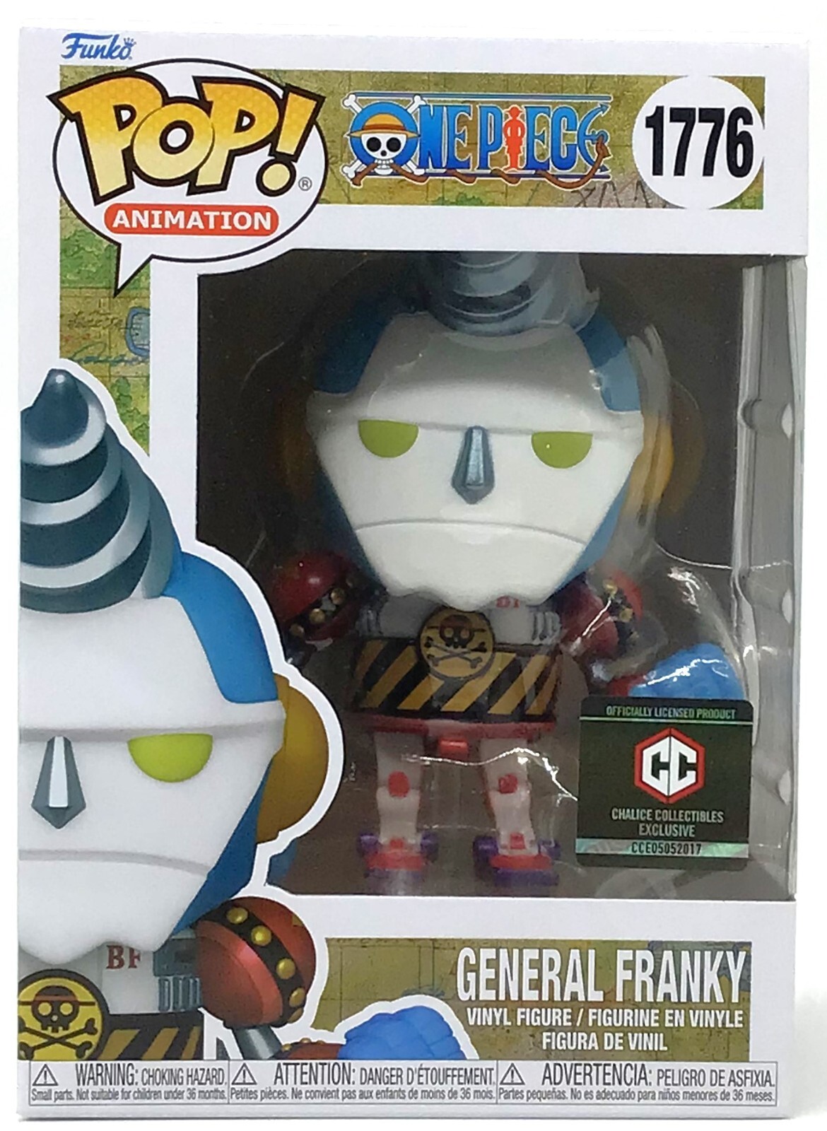 Funko POP! One Piece General Franky #1776 Chalice Collectibles with Protector