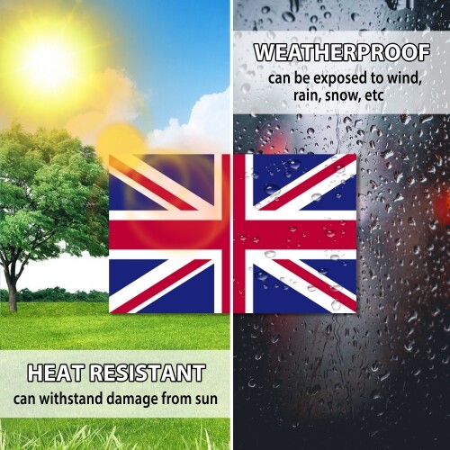 British Flag Car Magnet Decal 4 x 6 Heavy Duty for Car Truck SUV